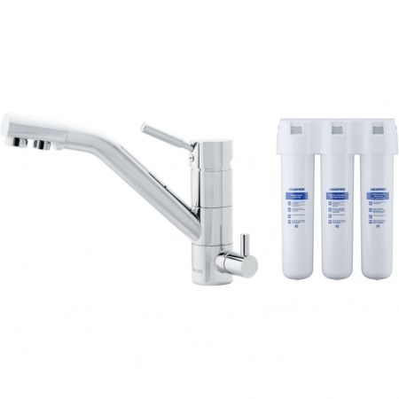 Смеситель для кухни Swedbe Selene Plus 8442K с фильтром Хром, артикул 8442K