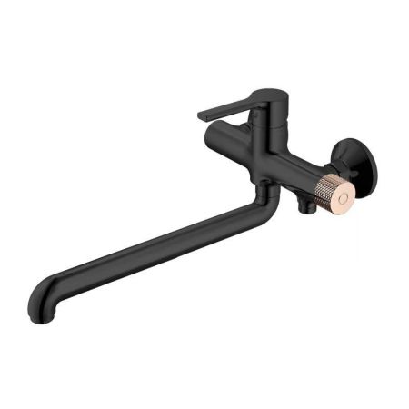 Смеситель для ванны Haiba HB22652-7, черный, артикул HB22652-7