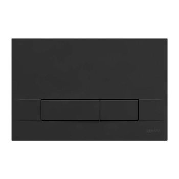 Кнопка смыва Lemark BIT  для инсталляции, механическая, черный матовый soft touch (9802006)