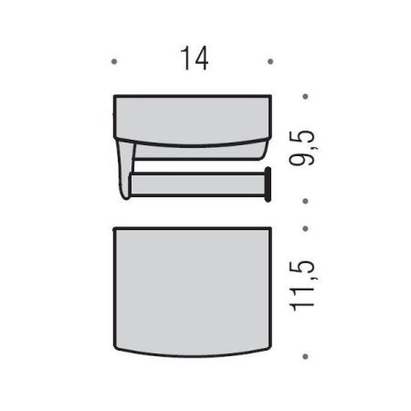 Colombo Land Держатель для бумаги, цвет: хром, артикул B2891.CR