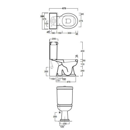 SIMAS Механизм двойного слива Frozen, Arcade, Londra, цвет кнопки бронза, артикул D21br