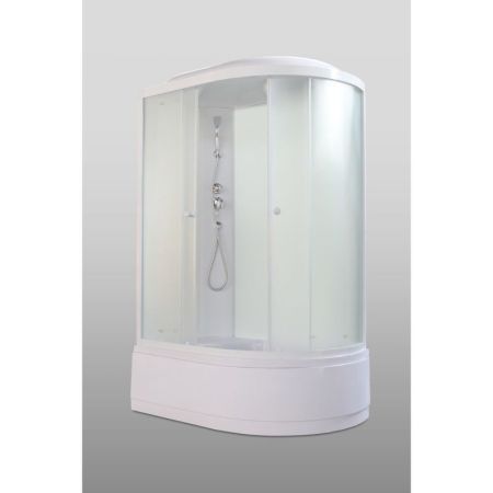 Душевая кабина Parly Bianco Эконом EB122L 120х215 профиль Белый стекло матовое