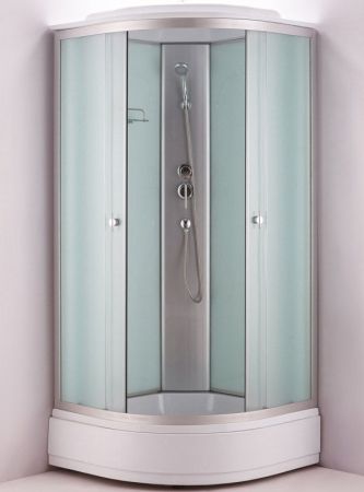Душевая кабина Niagara NG-3301 90x90 стекло матовое задние стенки Белые, артикул 33011424