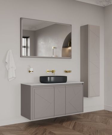 Тумба под раковину Allen Brau Paris 120 1.360004.PGM платина матовый, артикул 1.360004.PGM