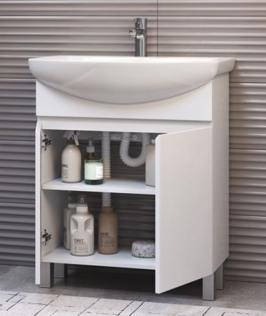 Тумба под раковину напольная VIGO Wing tn.WIN.BAL.70.2D белый, 70 см, артикул tn.WIN.BAL.70.2D белый