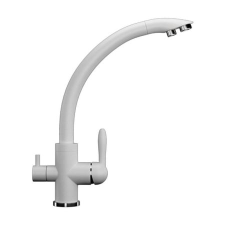 Смеситель для кухни Ulgran U-017-341, ультра-белый, артикул U-017-341