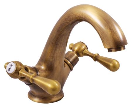 Смеситель для раковины Rav Slezak Morava retro MK428.5SM бронзовый, артикул MK428.5SM