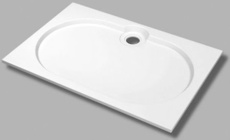 Поддон из литьевого мрамора Cezares Tray S AH 120x80x6 Белый