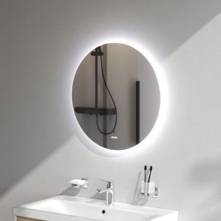 M85MOX40601S X-Joy Зеркало круг с интерьерной Led подсветкой, ИК-сенсором, 60 см, артикул M85MOX40601S