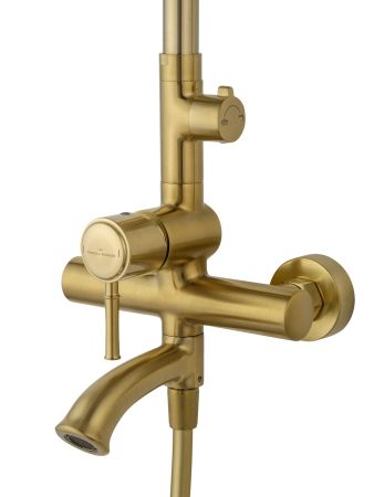 Душевая система WONZON & WOGHAND TOR, Брашированное золото (WW-88047073-BG), артикул WW-88047073-BG