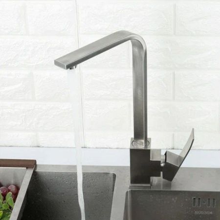 Смеситель для кухни FASHUN A54018, сатин