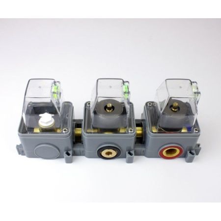 Душевая система встраиваемая Bronze de Luxe LIBERTY 5011GG-S, графит, артикул 5011GG-S