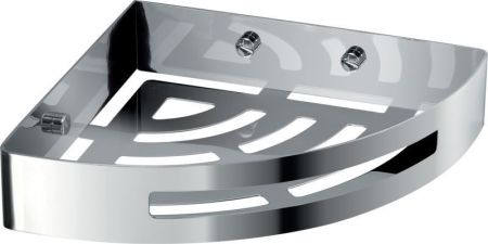 Gedy, решётка угловая 1-уровневая (21х21хh4,5), цвет хром, артикул 2479(13)