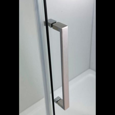 Душевая дверь Black&White Stellar Wind S218-1200х1950 профиль Хром стекло прозрачное