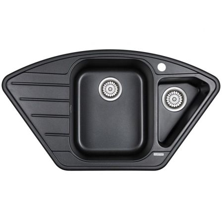 Кухонная мойка Paulmark Wiese 89 PM529050-BL Черная, артикул PM529050-BL