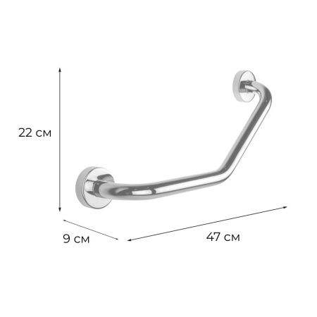Поручень для ванной FIXSEN HOTEL FX-31018-2, хром