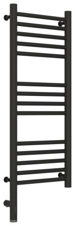 Полотенцесушитель электрический "БОГЕМА 3.0" прямая 800х300 / МЭМ левый (Тёмный титан муар), артикул 15-5804-8030