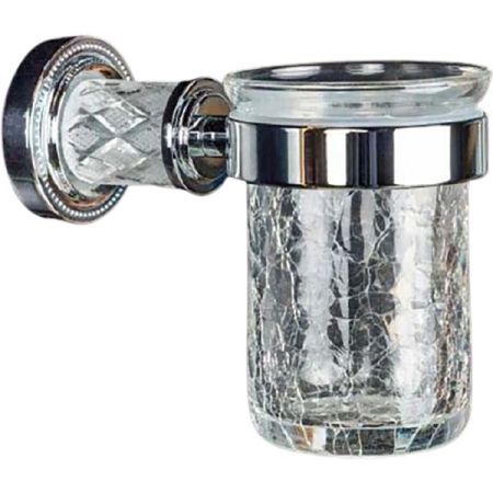 Стакан для зубных щеток MURANO CRYSTAL хром _Комплект, артикул 10904-CRST-CH