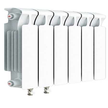 Биметаллический радиатор Rifar Monolit Ventil 350 6 секций R с нижним подключением, артикул 