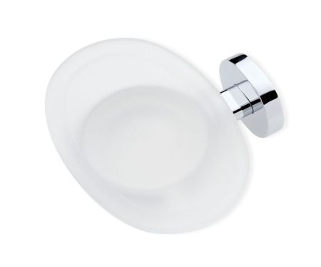 Stil Haus Diana, настенная стеклянная мыльница, цвет хром, артикул DI09(08)