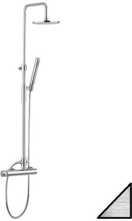 Душевая стойка Paffoni Master Top King ZCOL621KLIGST сталь, артикул ZCOL621KLIGST