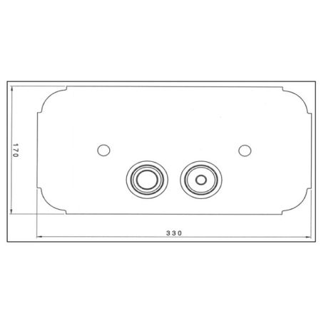 Nicolazzi Complementi Arredo Клавиша смыва, цвет: English Gold