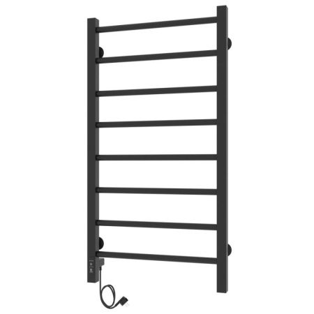 Полотенцесушитель электро "Феличия ЧКЧ8 400х800", черный муар, левый
