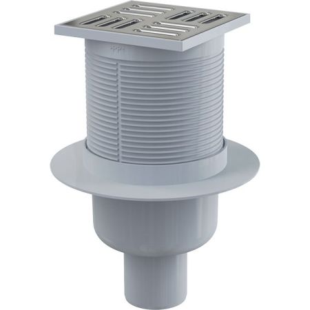 Душевой трап ALCAPLAST  APV2 (10,5*10,5, нержавеющая сталь), шт, артикул APV2