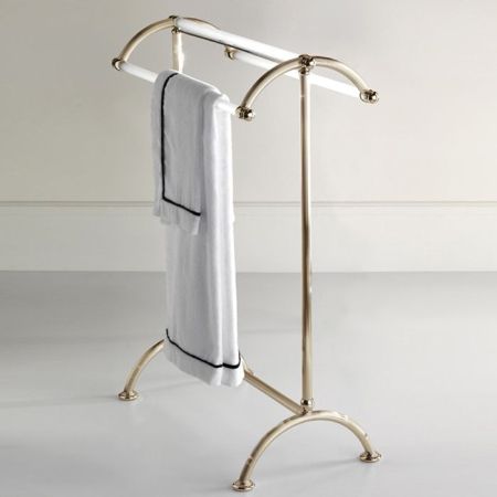 Devon Single Полотенцедержатель тройной напольный, светлое золото, артикул DEIMPERIAL