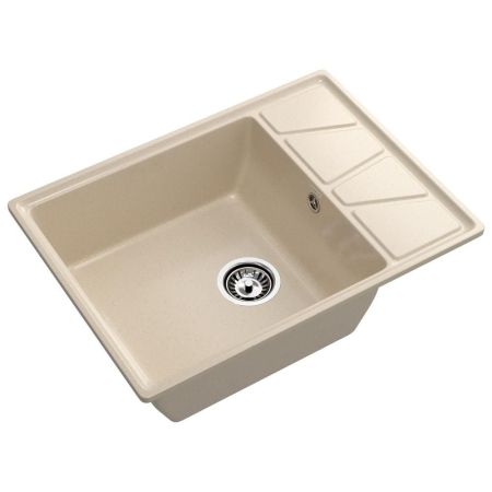 Кухонная мойка GranFest VERTEX 680L, кашемир, артикул V-680L кашемир