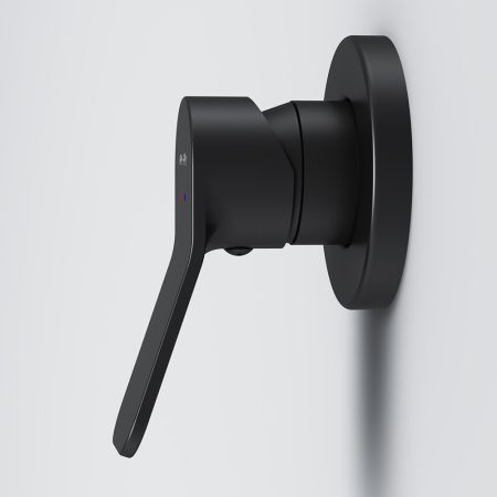 F85A65022 X-Joy, cмеситель д/душа монтируемый в стену, черный, шт.