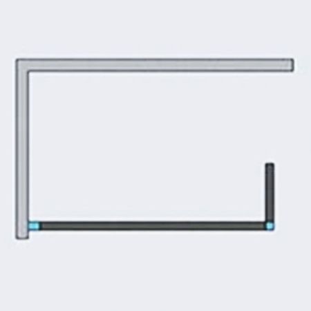 Душевая стенка Radaway Euphoria W3 Walk-in 110 фурнитура Хром стекло прозрачное, артикул 383133-01-01