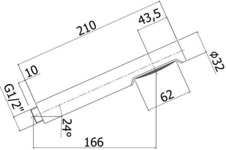Душевая лейка Paffoni Birillo ZDOC032CR, артикул ZDOC032CR