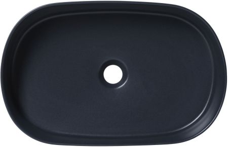 Раковина накладная Allen Brau Fantasy 55 4.11022.31 черный матовый, артикул 4.11022.31