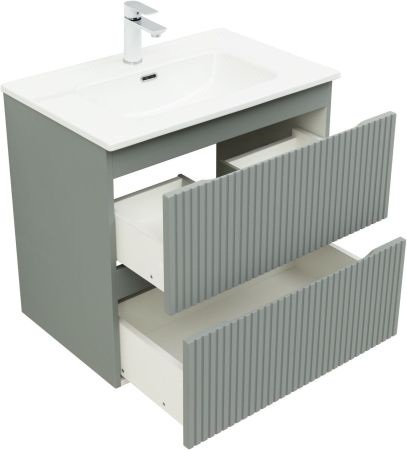 Тумба под раковину Aquanet Джейн (Flat) 70 мисти грин, артикул 00335433