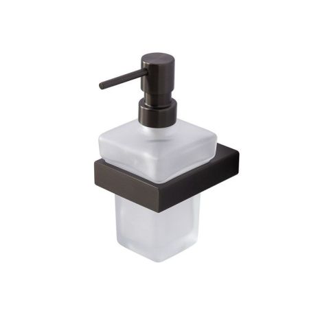 SLIDER-SOIS-V-01 Диспенсер для мыла подвесной, стекло, исполнение хром, артикул SLIDER-SOIS-V-01