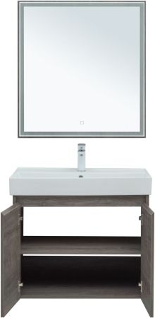 Мебель для ванной Aquanet Nova Lite 75 дуб рошелье (2 дверцы), артикул 00302536