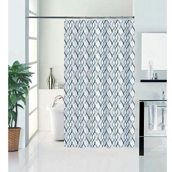 Штора для ванной комнаты Savol S-ZJB1820B, узор
