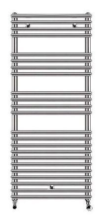 Водяной полотенцесушитель Zehnder Forma Spa LFD-120-050 Белый, артикул LFD-120-050