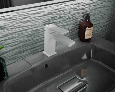 Смеситель для умывальника RUSH Thira (TR3635-12White), артикул TR3635-12White