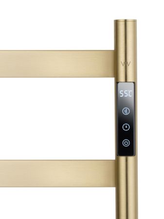 Полотенцесушитель электрический напольный WONZON & WOGHAND ESSEN, Брашированное золото (WW-A407-BG), артикул WW-A407-BG