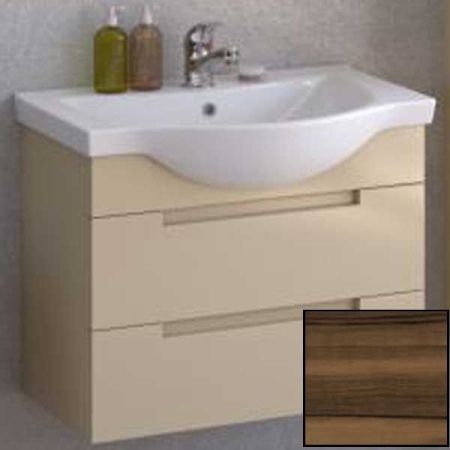 Тумба с раковиной SanVit Палома 65 kpal065 с фактурой под дерево подвесная Кедр, артикул kpal065