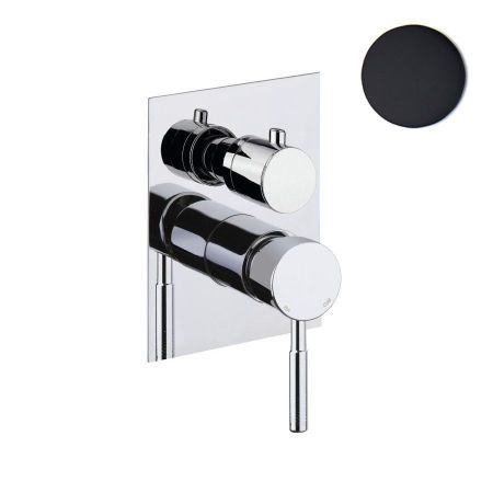 Смеситель для душа встраиваемый Webert Rimini RI880601560, черный, артикул RI880601560