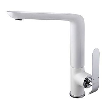 Смеситель для кухни Lemark Melange LM4905CW Хром Белый