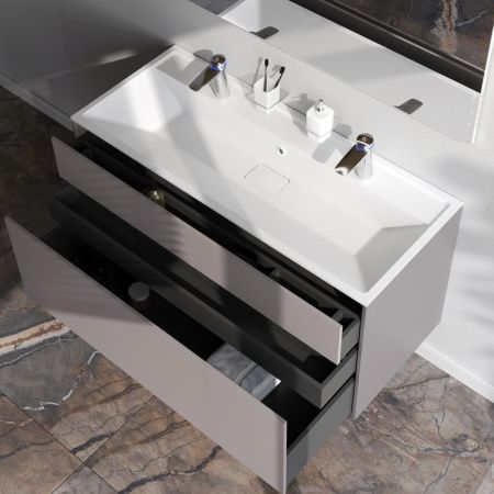 M50AFHX1203EGM Inspire V2.0, База под раковину, подвесная, 120 см, 3 ящика, push-to-open, элегантный M50AFHX1203EGM Inspire V2.0, База под раковину, подвесная, 120 см, 3 ящика, push-to-open, элегантный