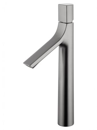 Смеситель для раковины высокий WONZON & WOGHAND The ONE, Темный графит (WW-H1011-BGG), артикул WW-H1011-BGG