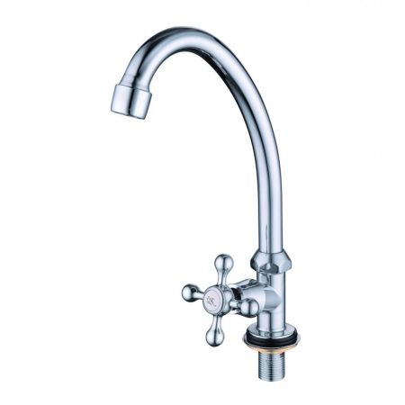 Кран на одну воду D-Lin D151911-1, хром, артикул D151911-1