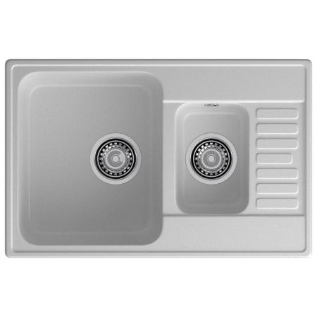 Кухонная мойка GranFest QUARZ 21К, серый, артикул 21К серый