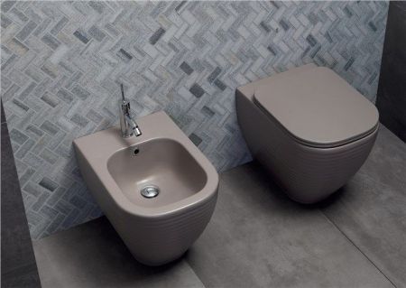 Disegno ceramica Loom, напольное биде, 52,5x37,3хh40,5 см, цвет turtle, артикул LO00600154