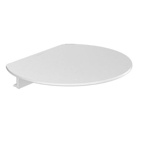 Полка, Hansgrohe, WallStoris, ширина, мм-200, глубина, мм-169, тип установки-на штанге кликом, материал-пластик, цвет-белый матовый, артикул 27915700